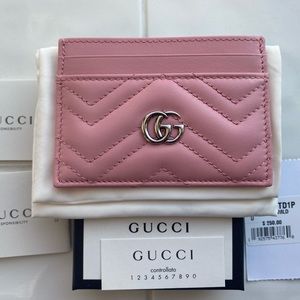 Gucci Card Holder Pastel Pink